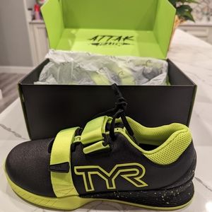 TYR L-1 Lifters, Limited Edition "Attack Yellow" size 9.5 men/11 women